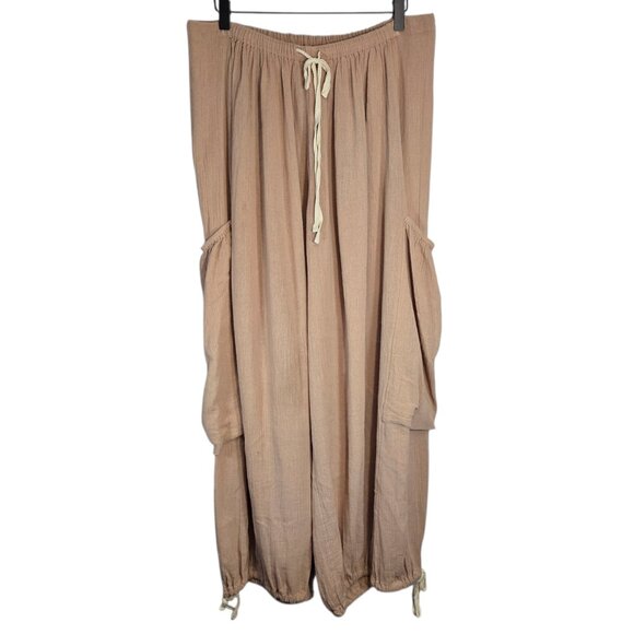 Free People Misty Bay Pants in Cocoa Mousse - Picture 5 of 13